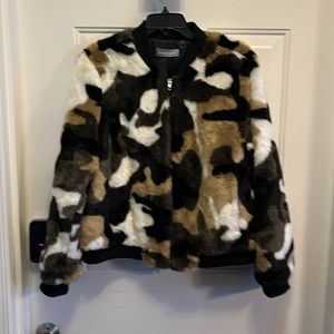 Bagatelle Faux fur bomber jacket